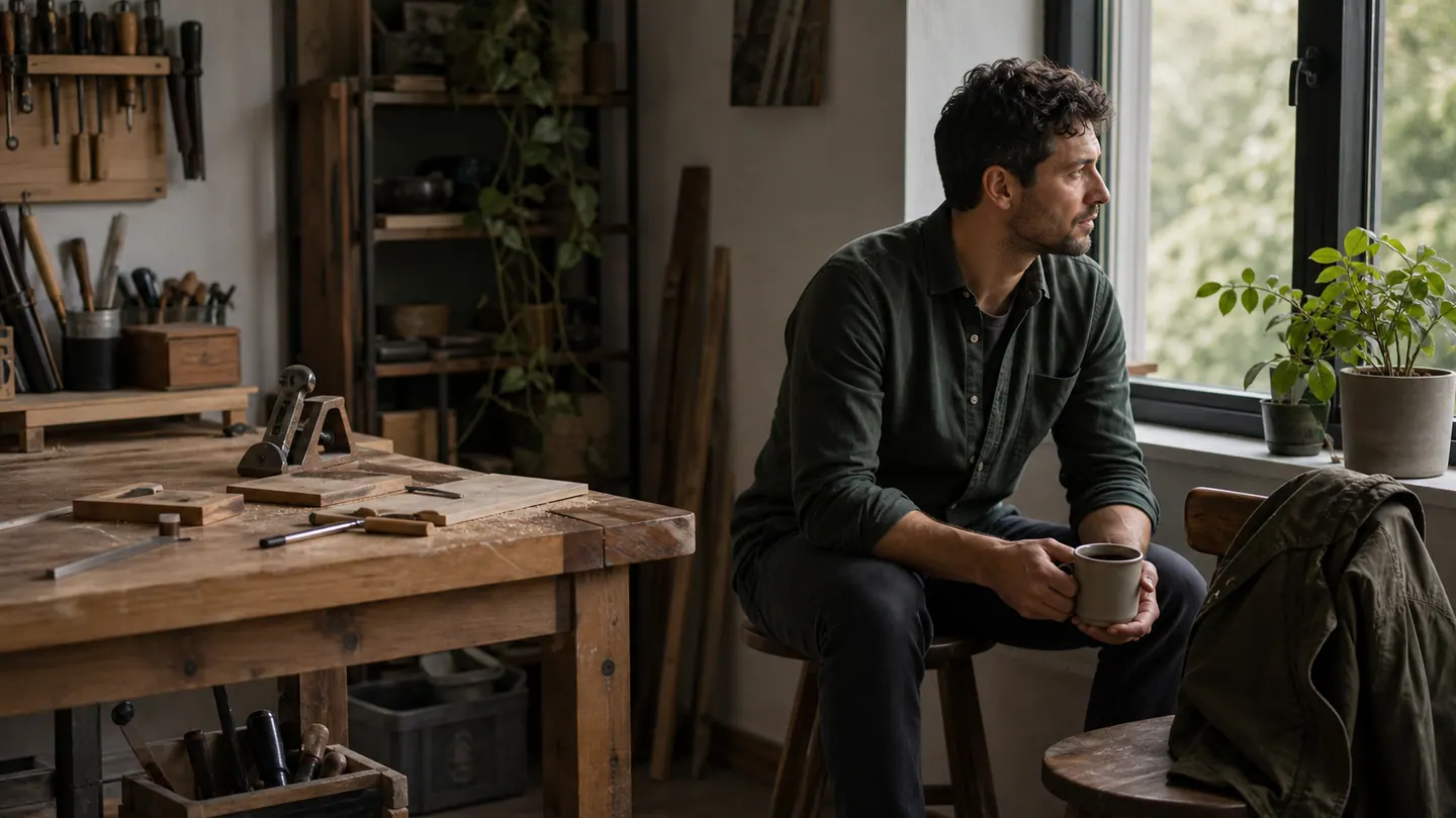 Burnout: auto-soins, travail et contexte visuel