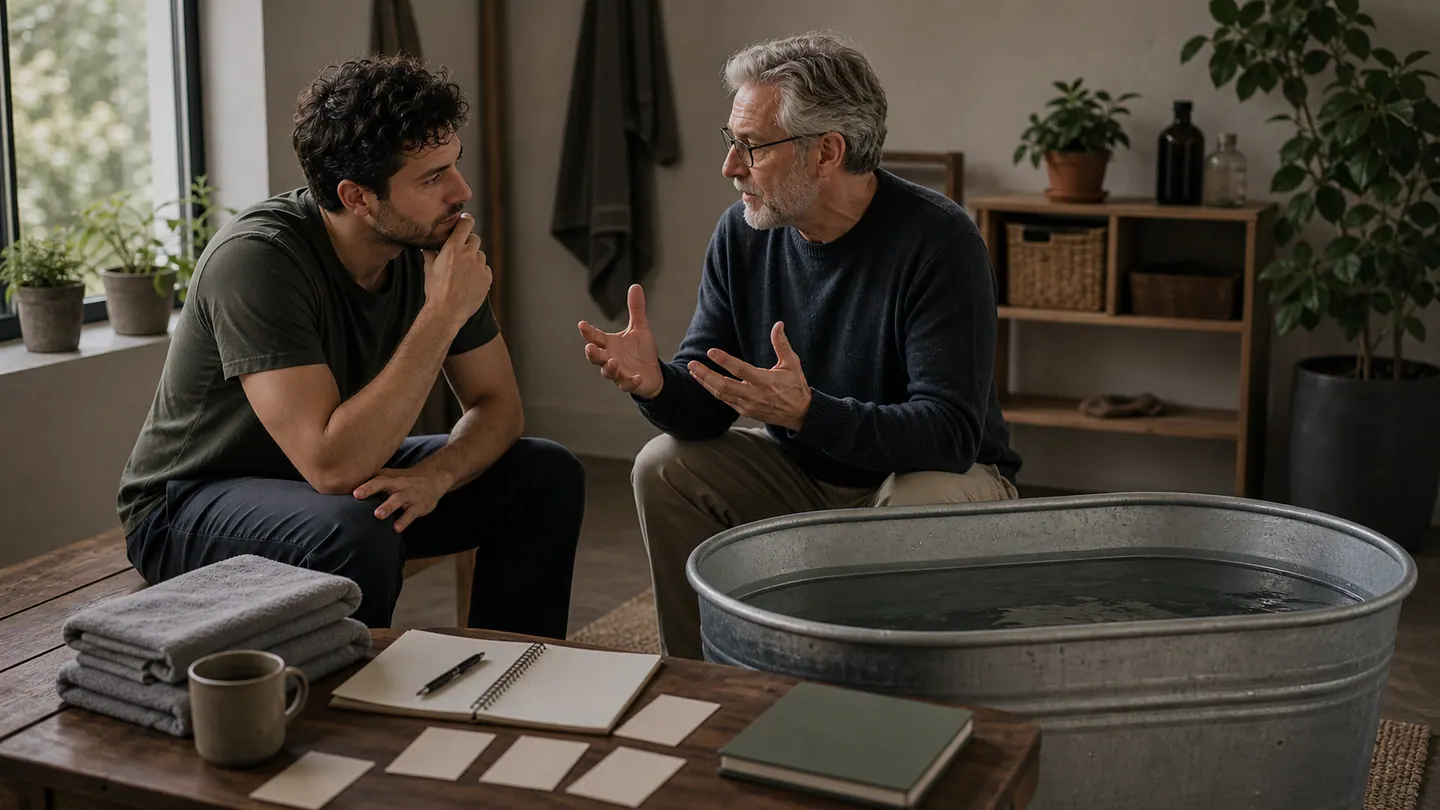 Bain froid: clarté, limites et théâtre de la dureté visuel