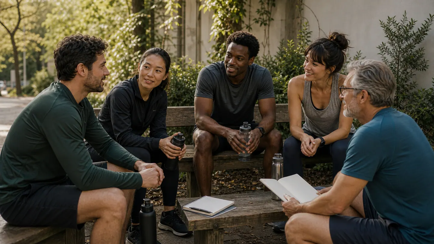 Community, coaching, et accountability visuel